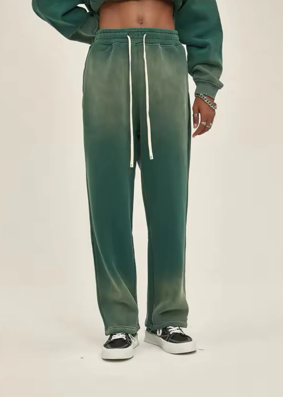 Faded Black Sweatpants - Image 3