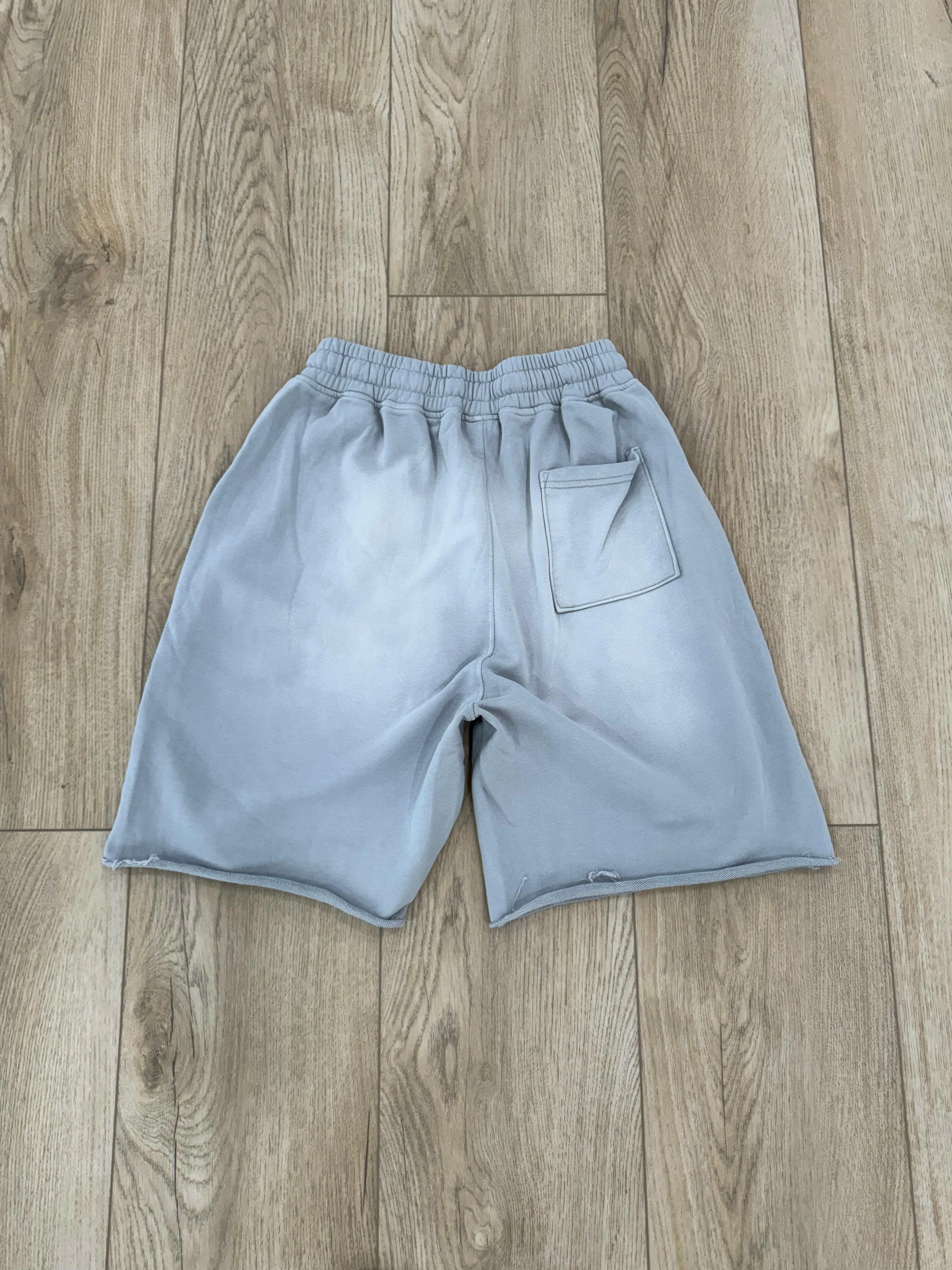 Faded Heather Gray Sweatshorts - Image 3