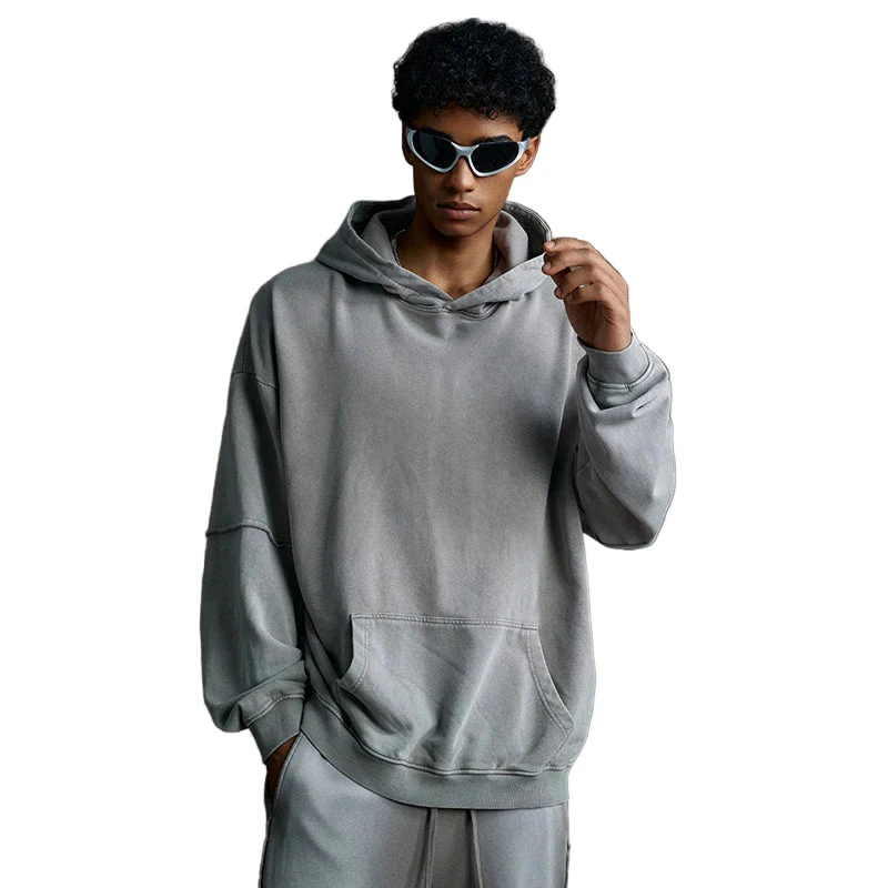 Gradient Double Layered Hoodie - Image 9