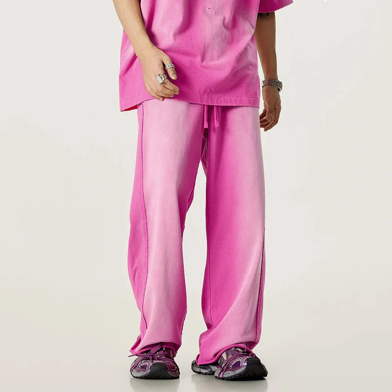 Faded Raw Edge Sweatpants - Image 3