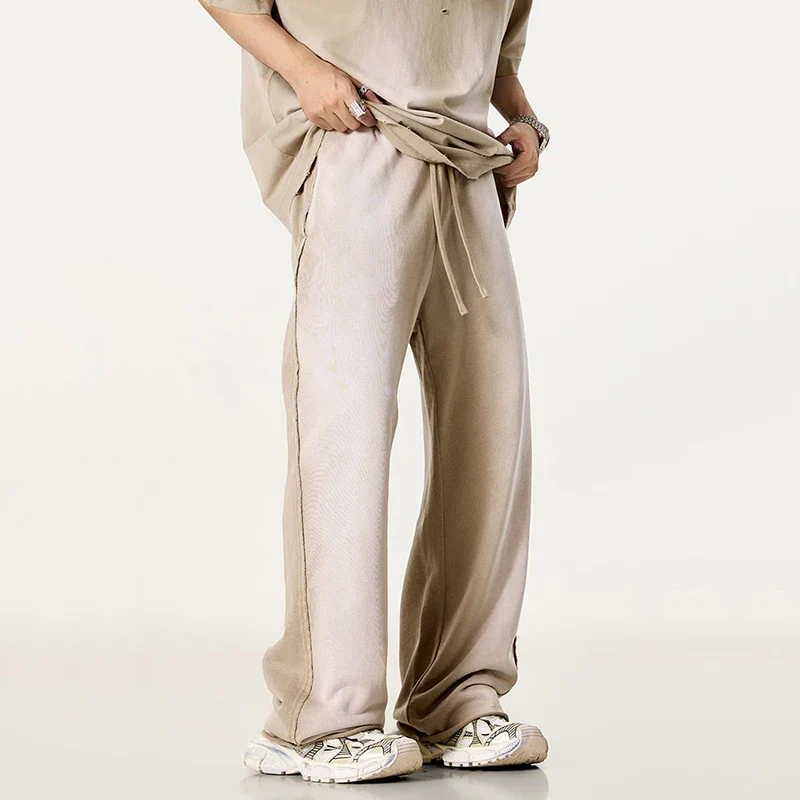 Faded Raw Edge Sweatpants - Image 4