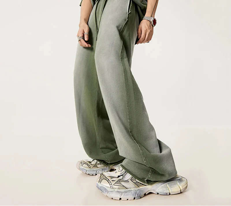 Faded Raw Edge Sweatpants - Image 5