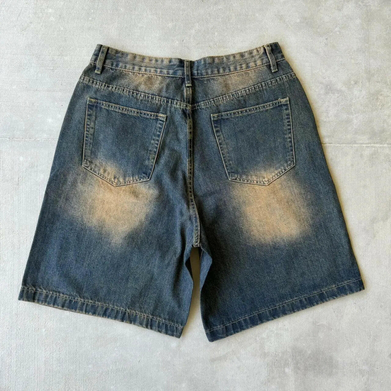 Navy Desert Wash Baggy Jorts - Image 6