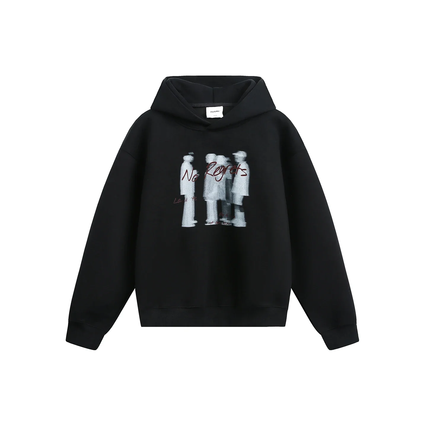 "No Regrets" Blurry Hoodie - Image 7