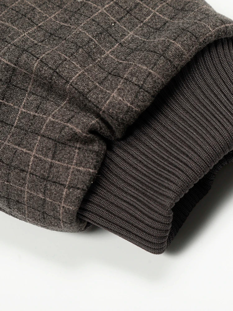 Plaid Jacket w/ Fur-Lined Collar - Image 11