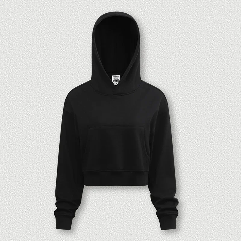 Womens Cropped Hoodie - Image 10