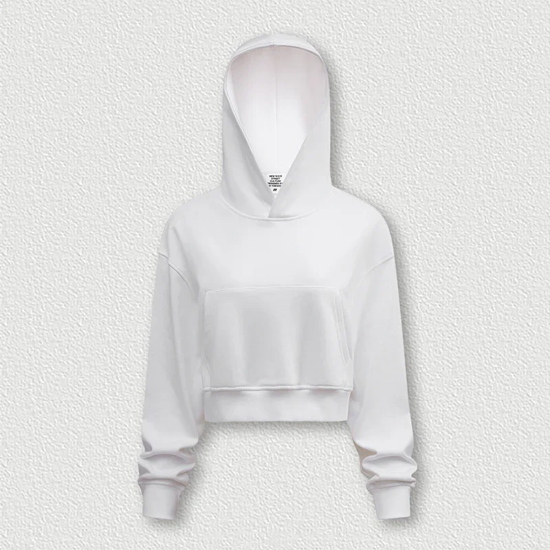 Womens Cropped Hoodie - Image 11