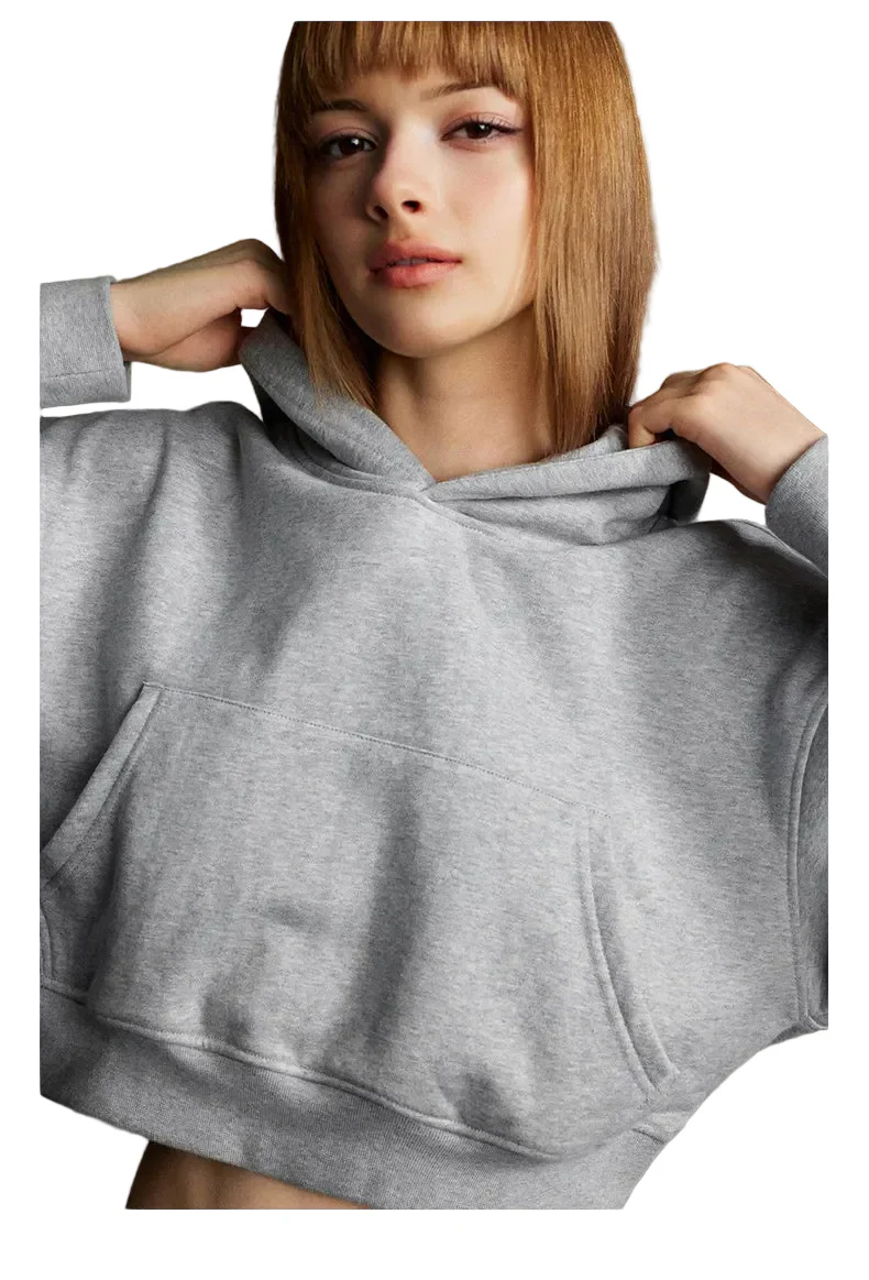 Womens Cropped Hoodie - Image 4
