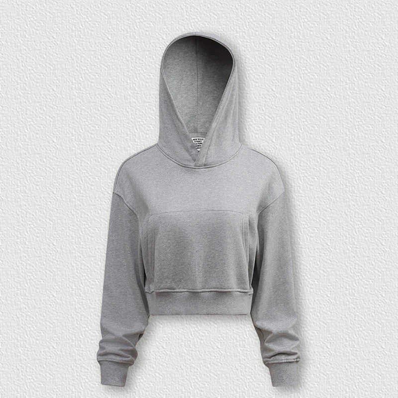 Womens Cropped Hoodie - Image 7
