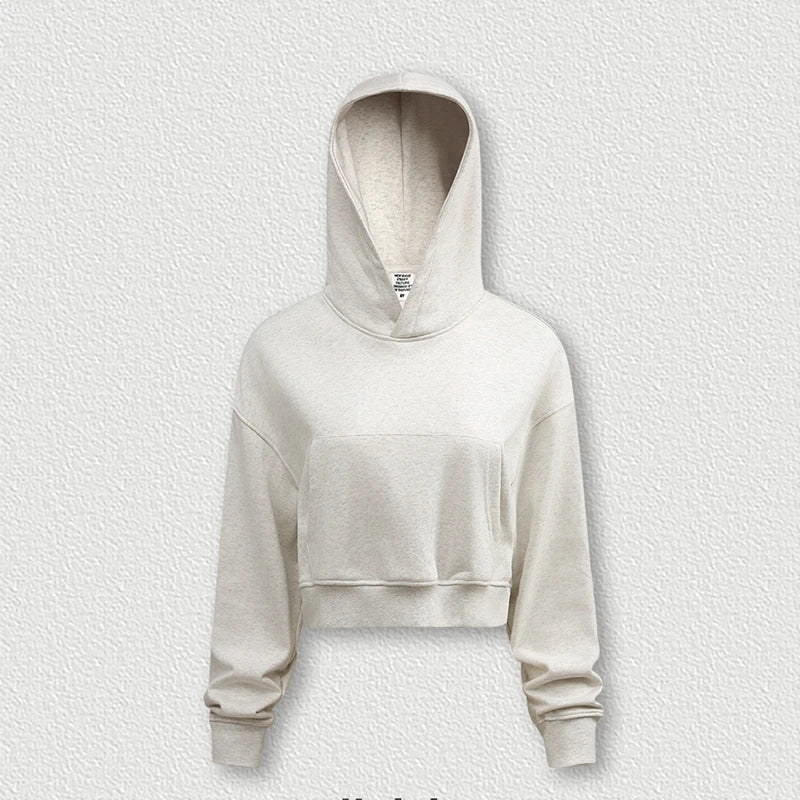 Womens Cropped Hoodie - Image 8