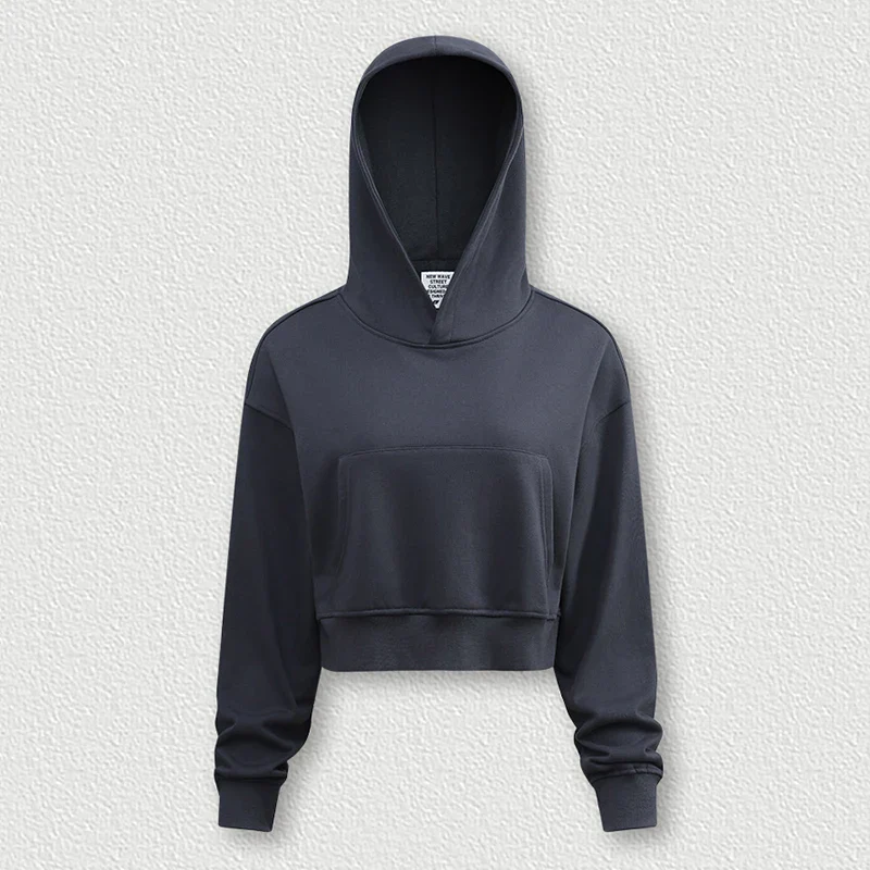 Womens Cropped Hoodie - Image 9