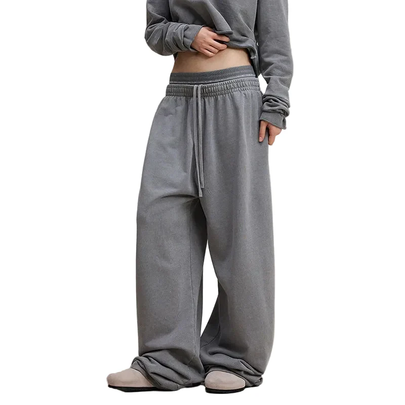 Womens Double Waisted Sweatpants - Image 3