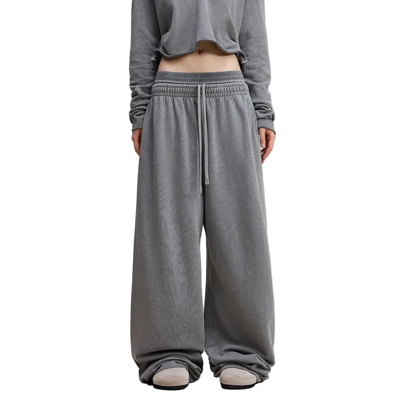 Womens Double Waisted Sweatpants - Image 4