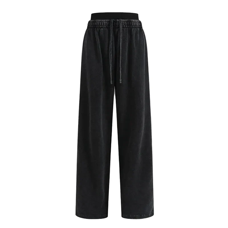 Womens Double Waisted Sweatpants - Image 6