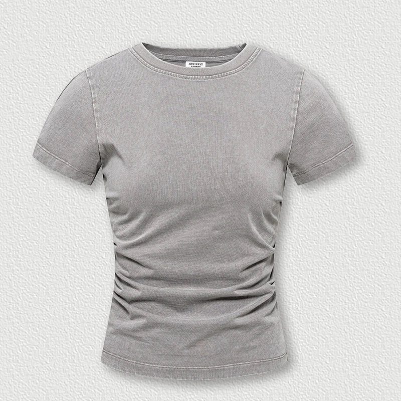 Womens Striped Short Sleeve Shirt - Image 10